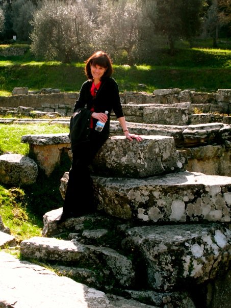 Jess' mom in Fiesole in 2009