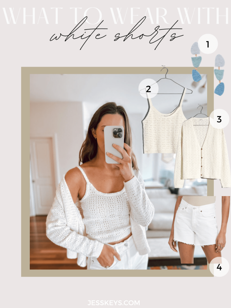 What to wear with white shorts