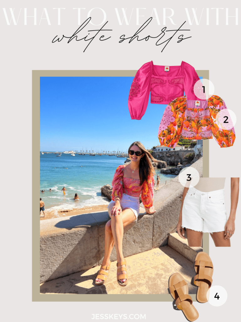 White Shorts Vacation Look | What to wear with white shorts