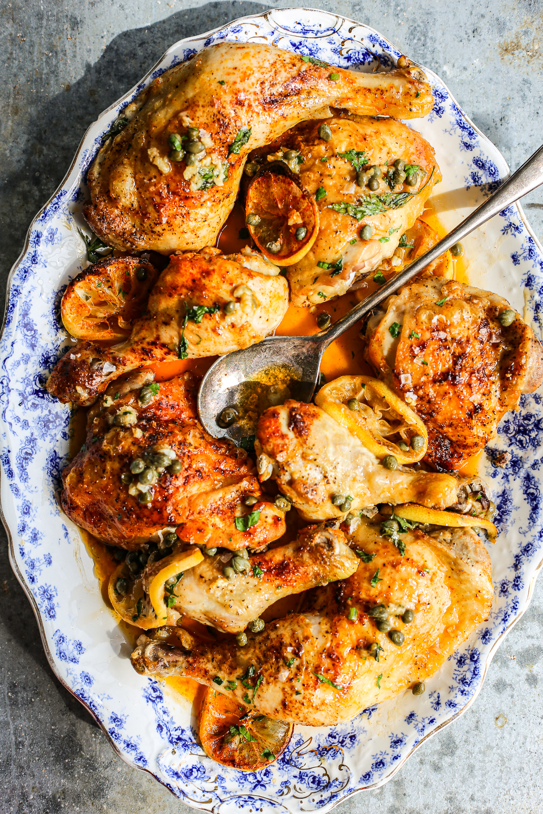 Sheet Pan Chicken Piccata via The Defined Dish - Easy Weeknight Recipes