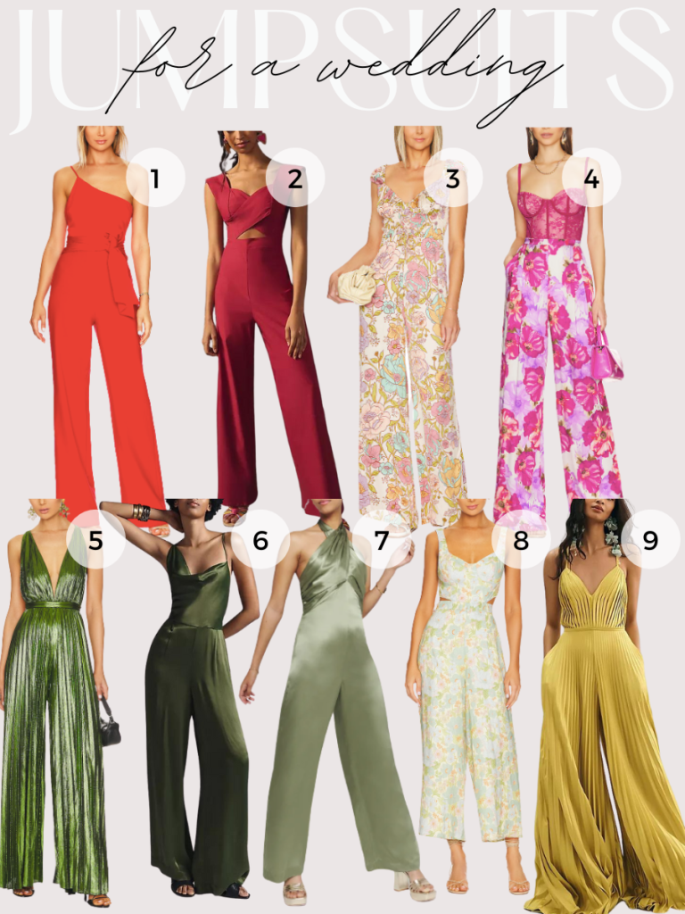 How to dress up a jumpsuit for a wedding