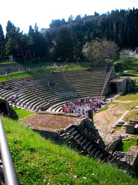 tourists in Fiesole