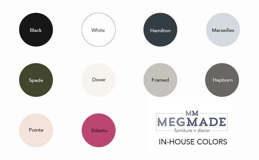 megMade inhouse colors