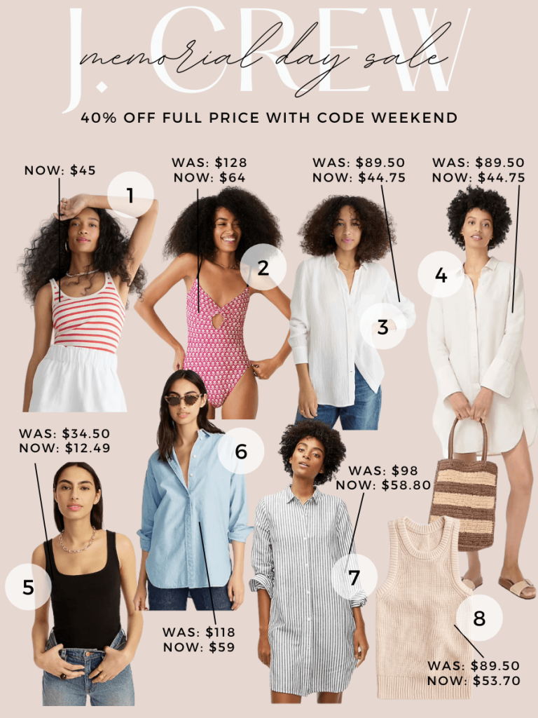 J.Crew Memorial Day sale favorites