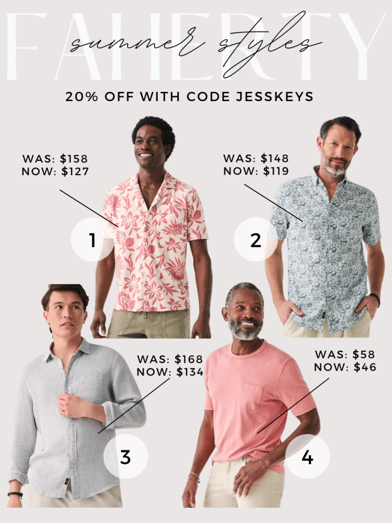 Faherty his & hers summer try-on