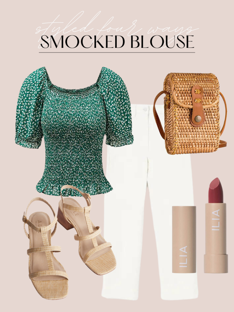 How to style a smocked blouse