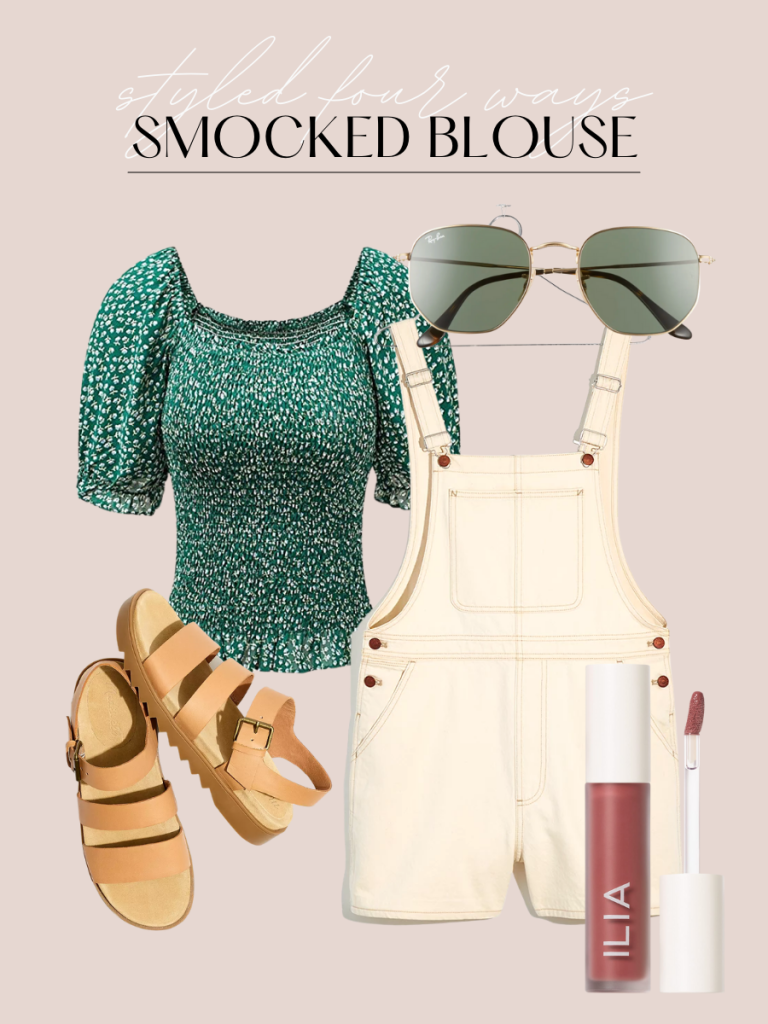 10 smocked blouses + how to style them