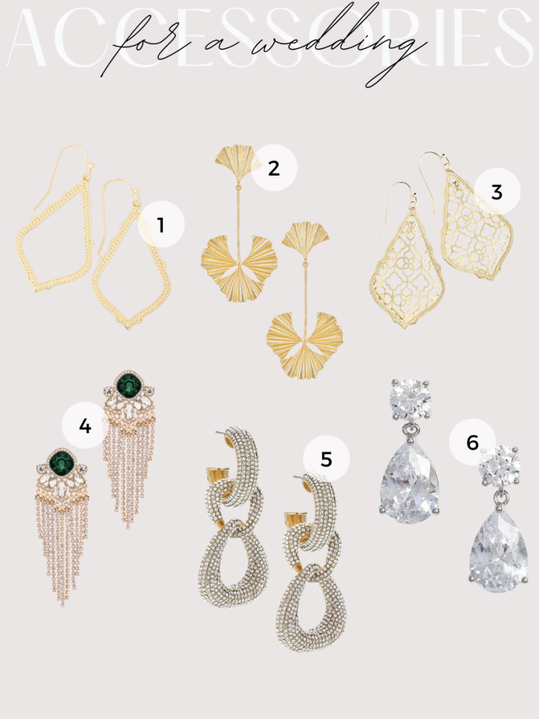 Earrings to wear for weddings