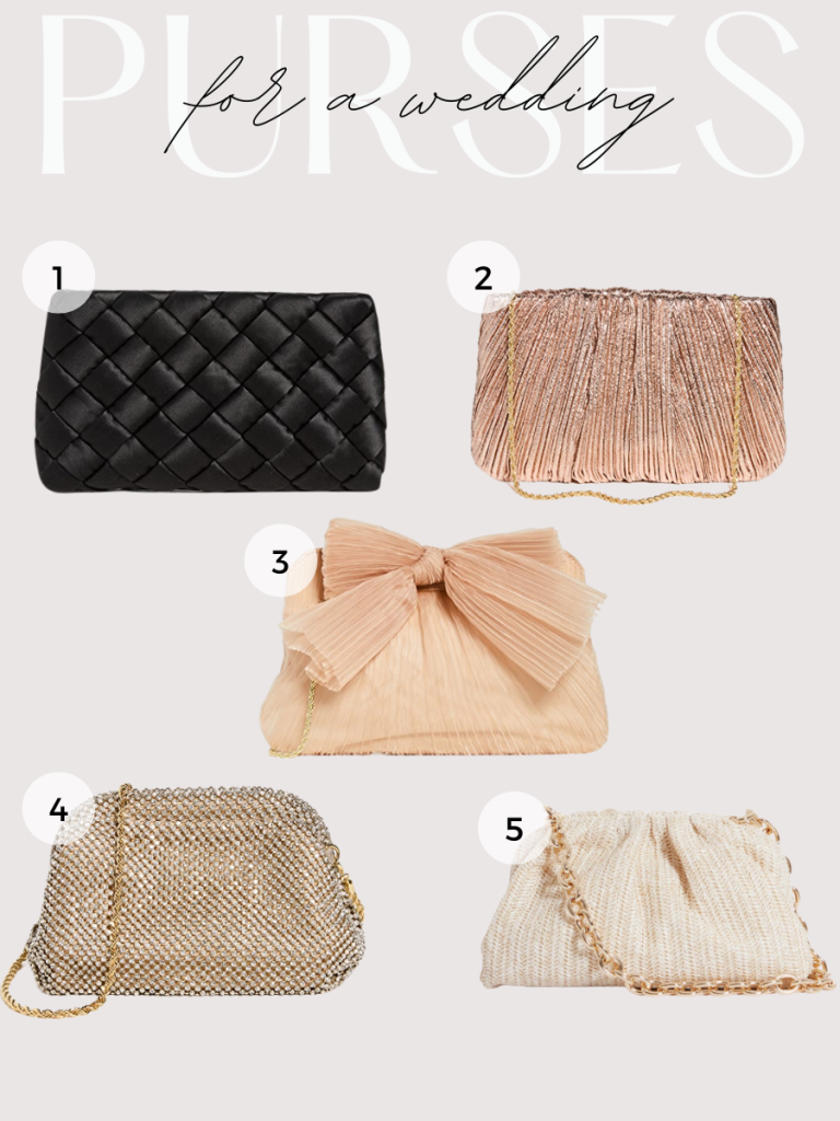 purses for a wedding | What to wear to a summer wedding