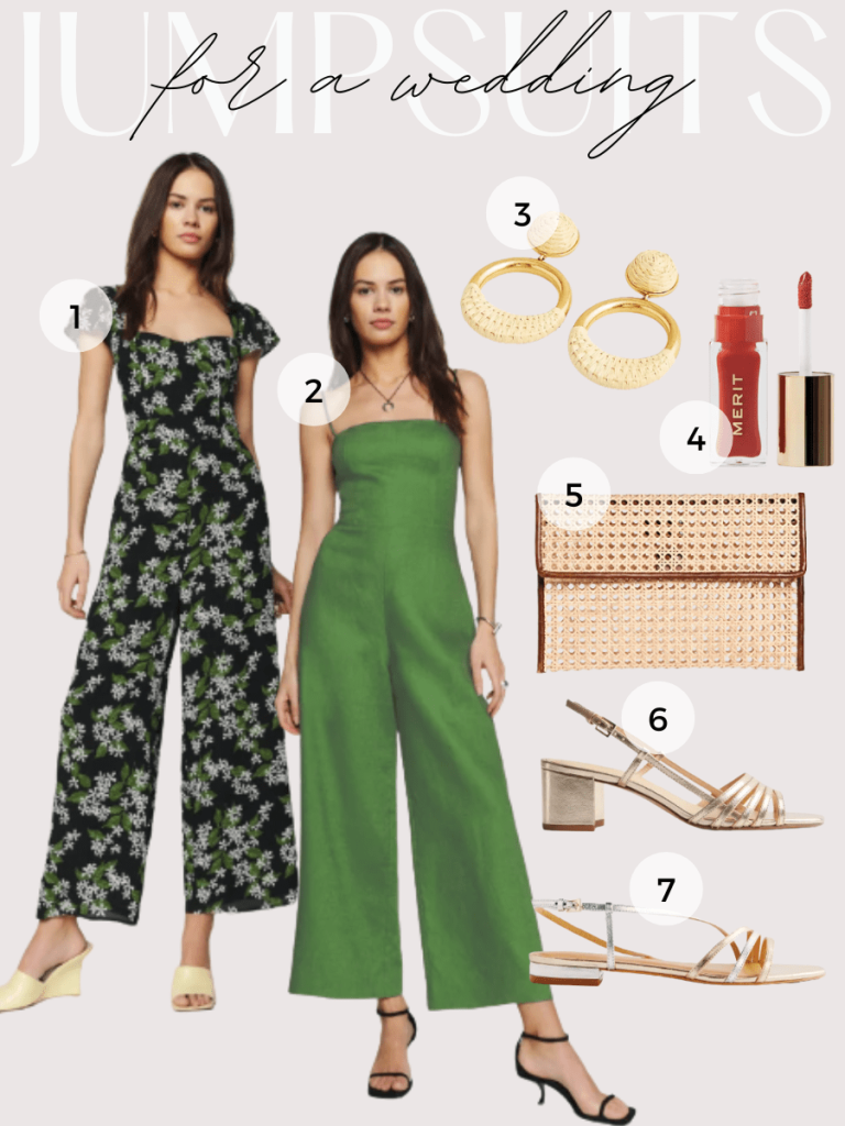 Styling a jumpsuit for a casual wedding