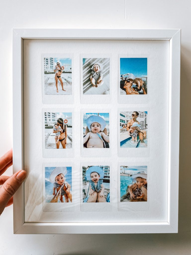 Minted polaroid photo collage print