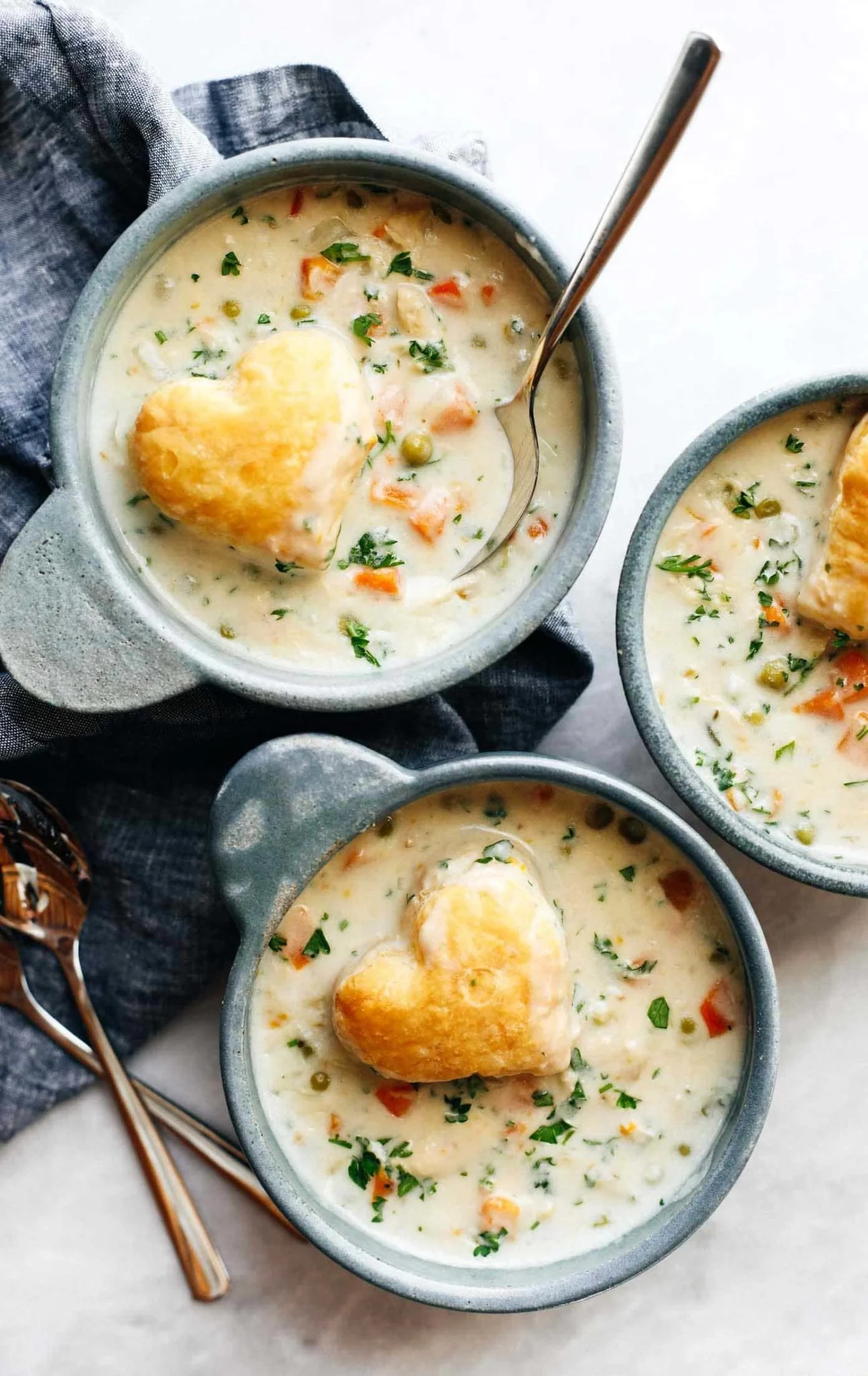 Crock Pot Chicken Pot Pie via Pinch of Yum