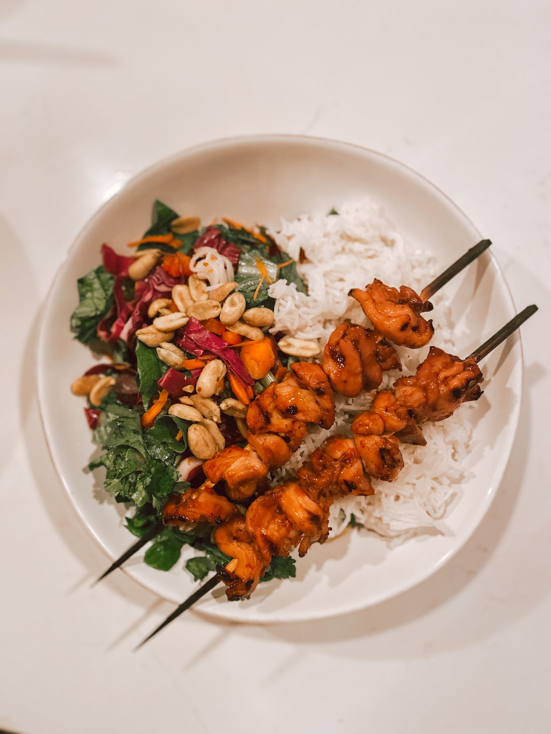 Easy + Fun Dinner Idea: Chicken Skewers