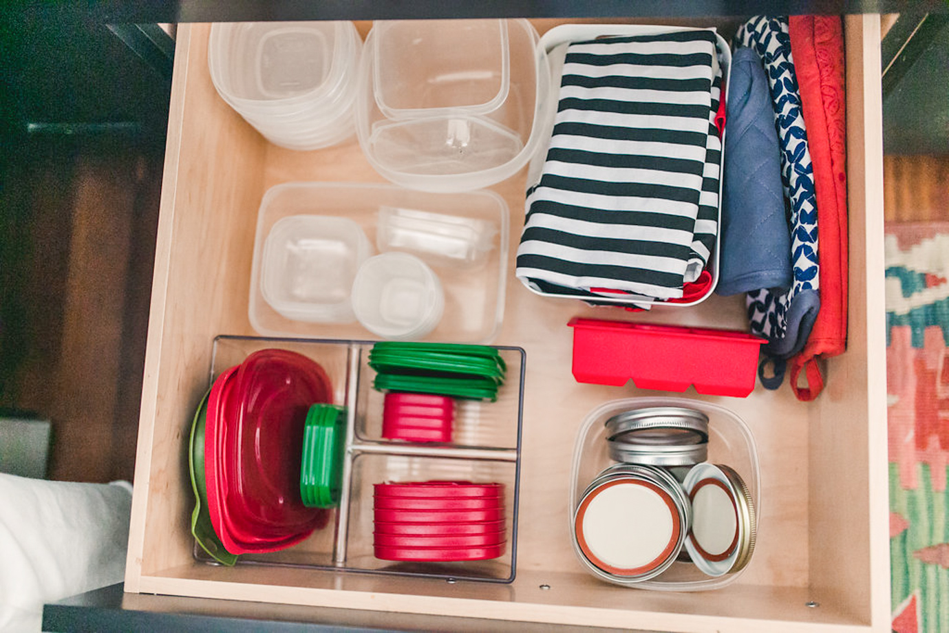 drawer organization for your kitchen