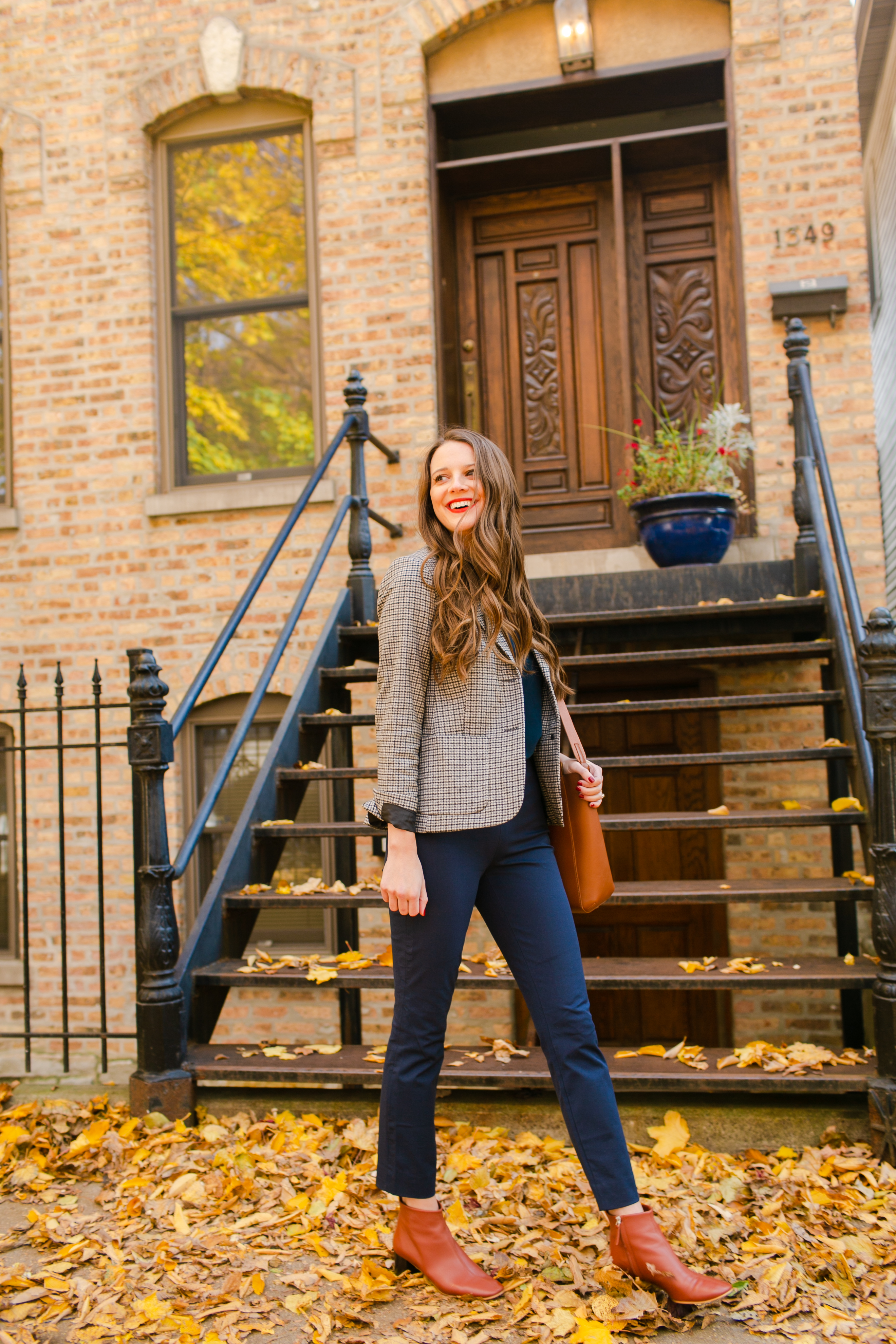 How to wear ankle boots to work