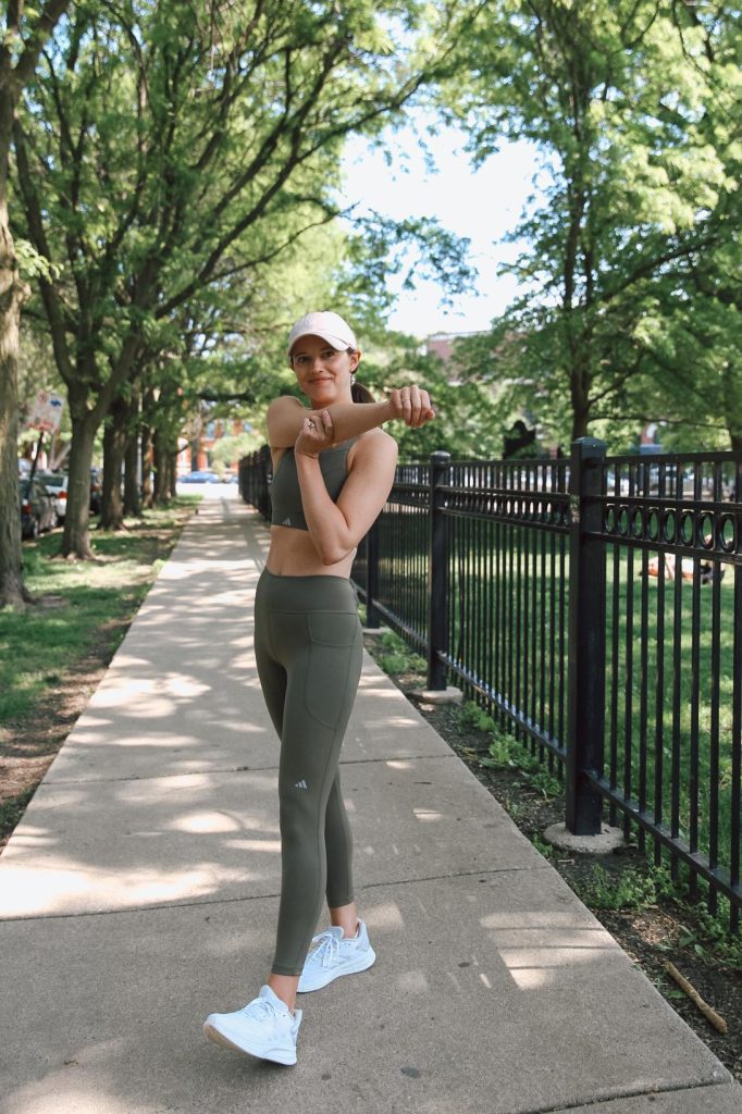 adidas leggings and top