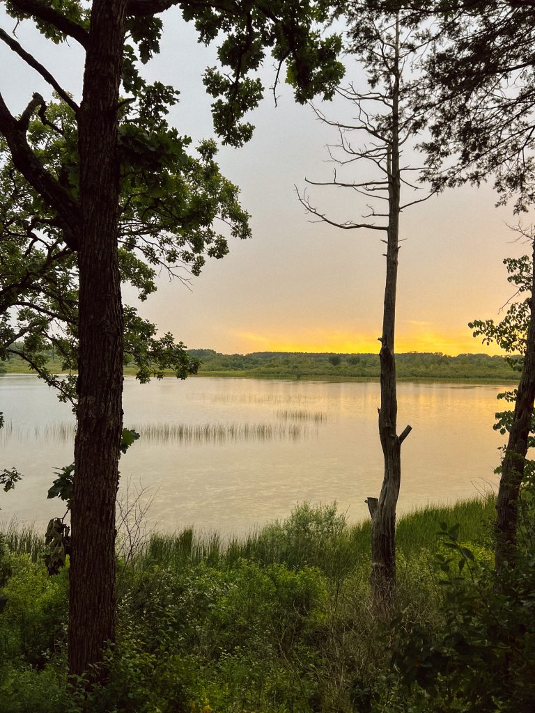 Ottowa Lake campsite view