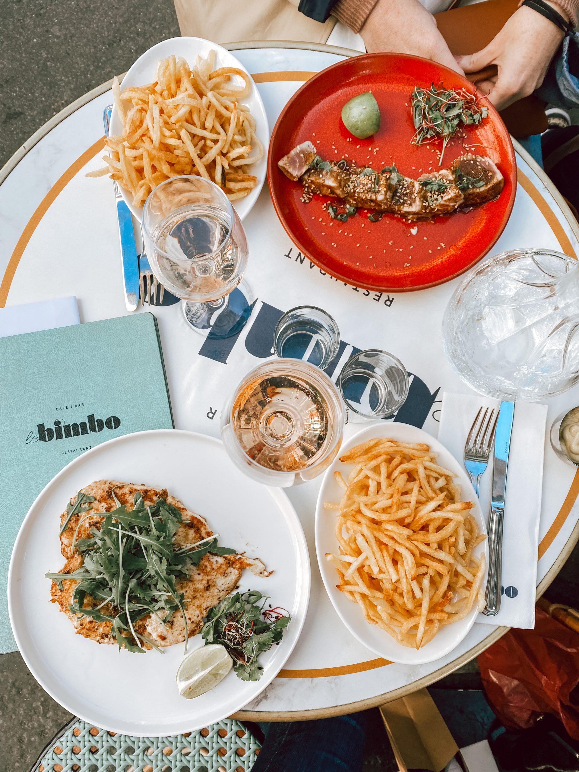 chicken paillard and frites