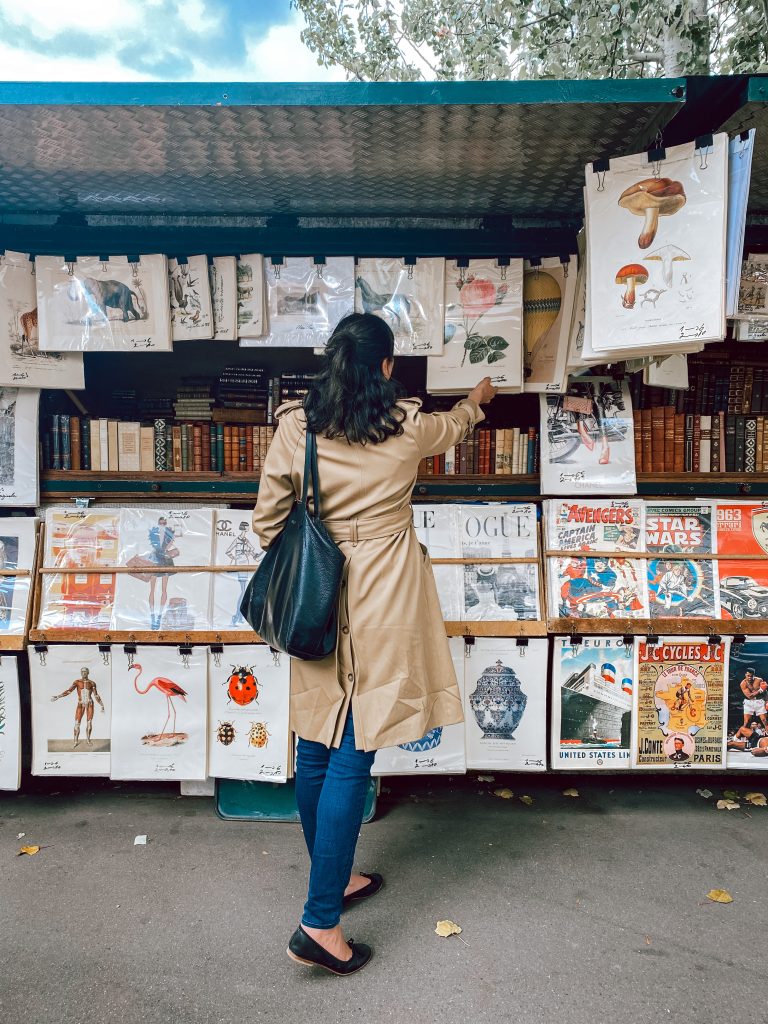 art prints along the Seine