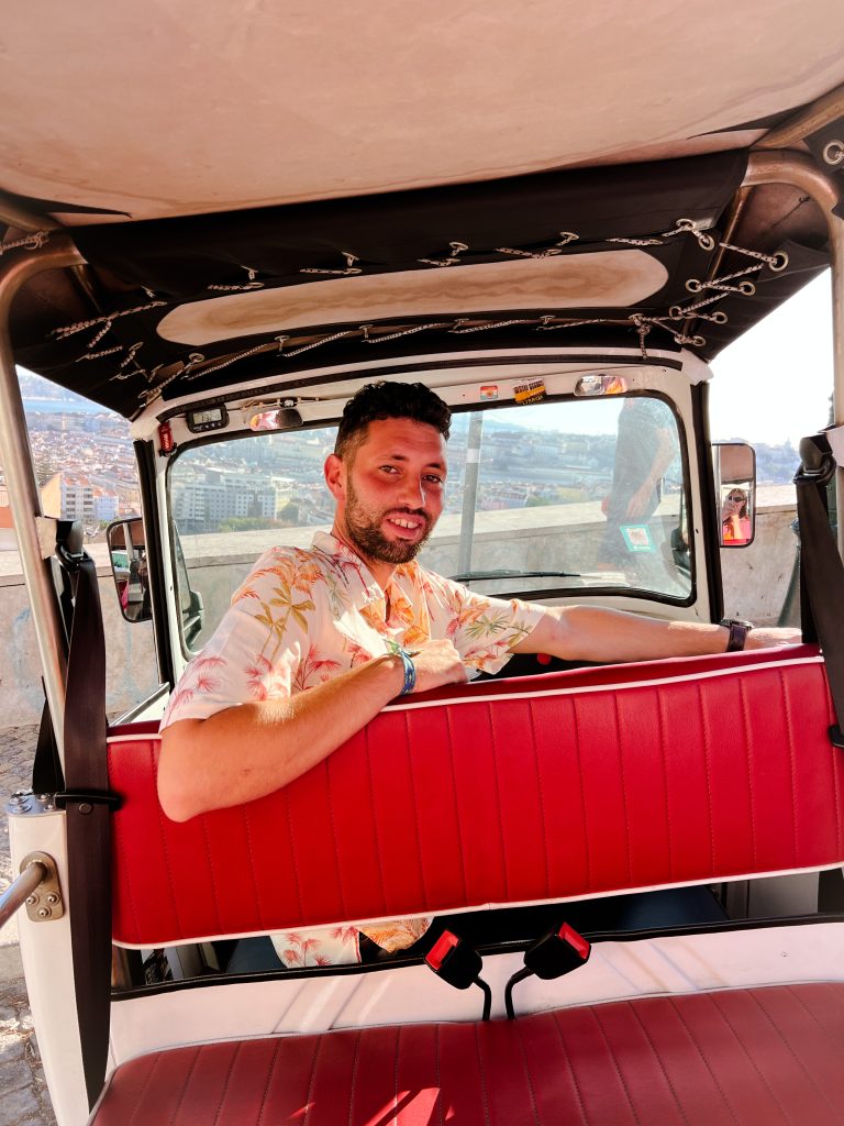 Tuk Tuk driver in Lisbon