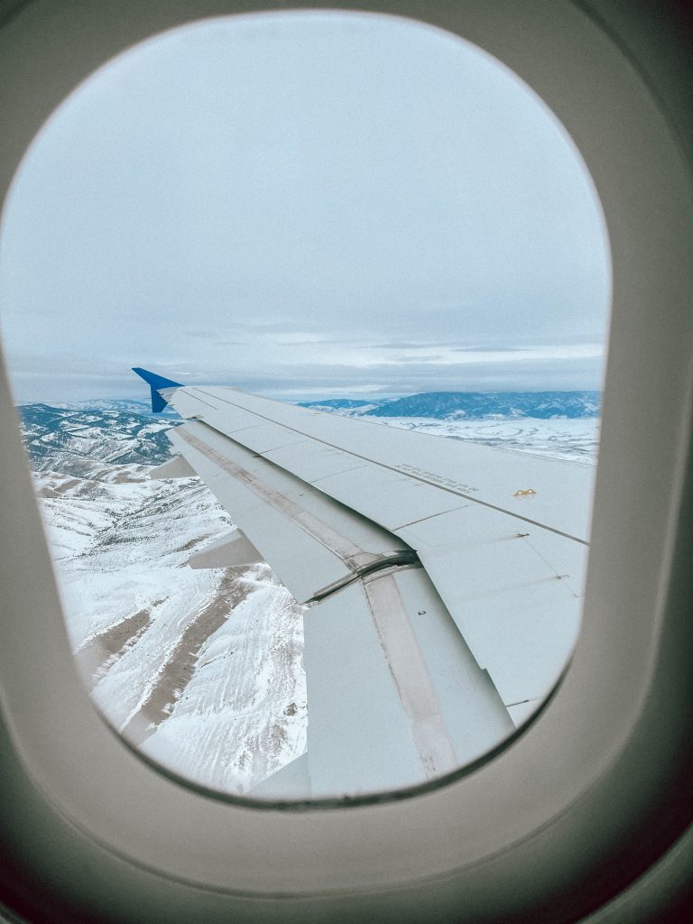 airplane view from window seat