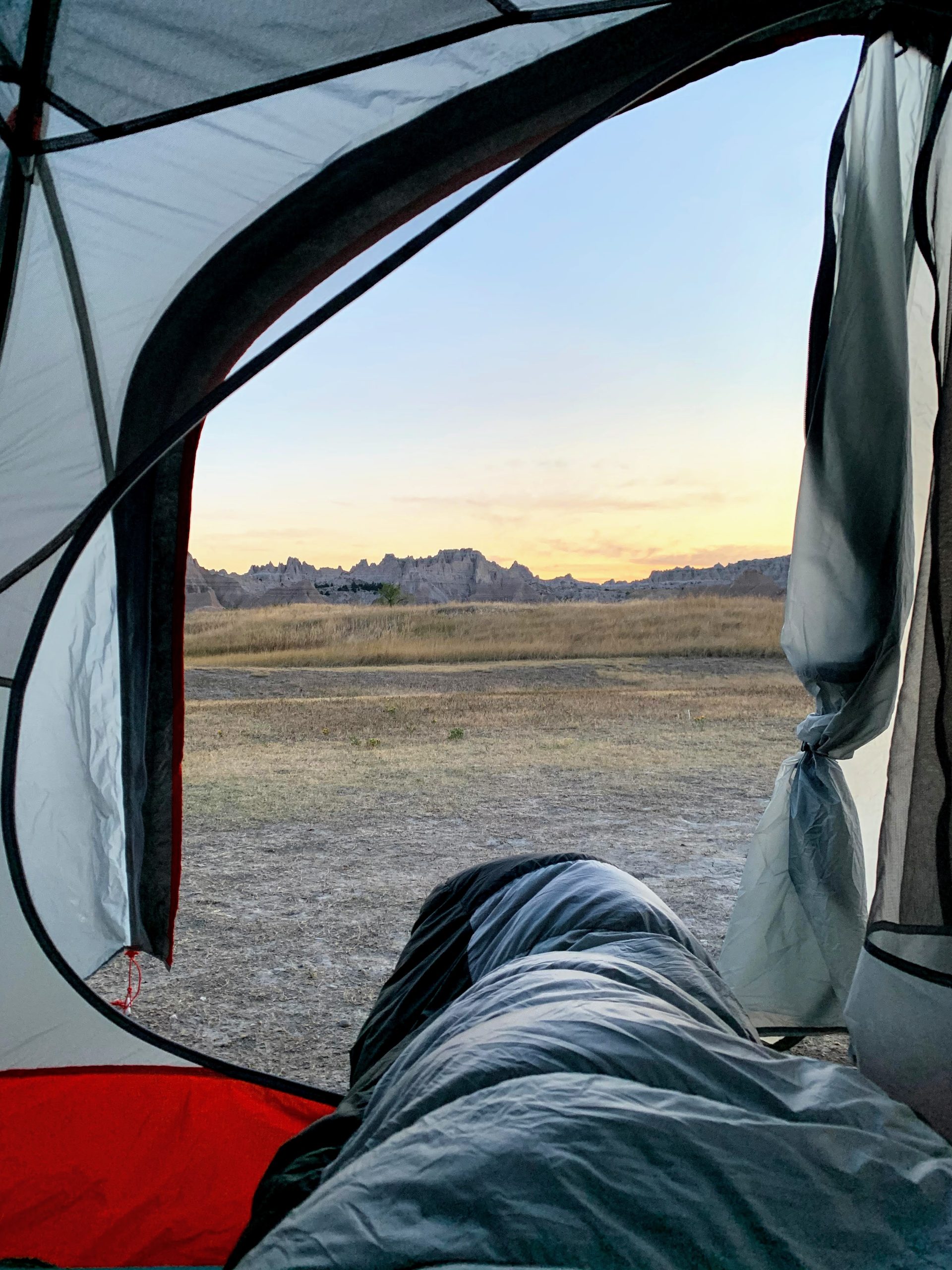 Sunrise in the Badlands 