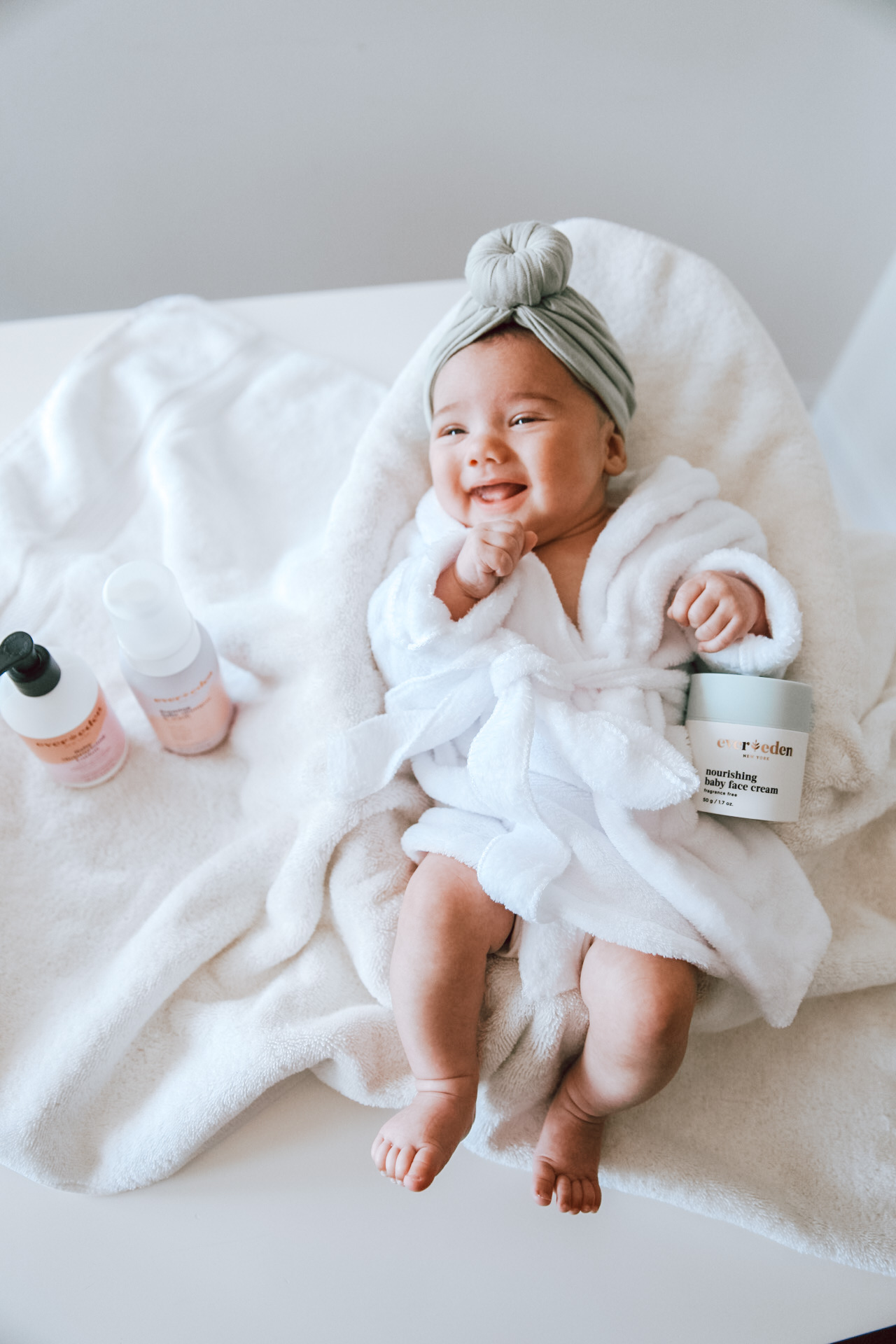 Skincare routine for babies