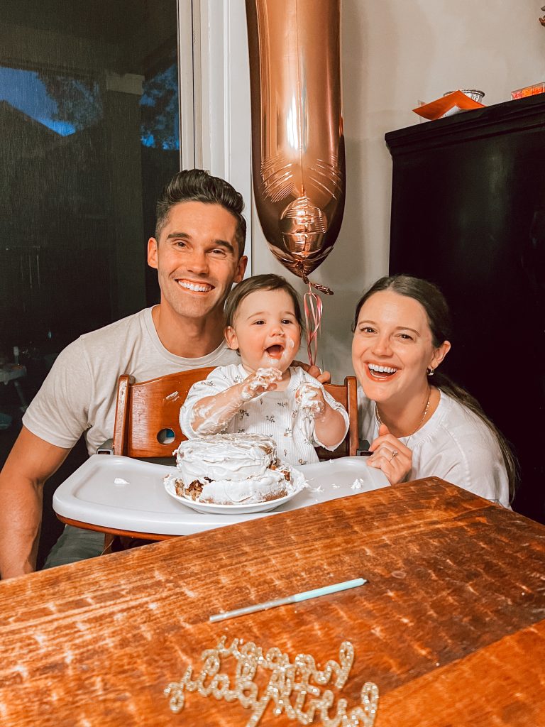 Baby 1st birthday and smash cake