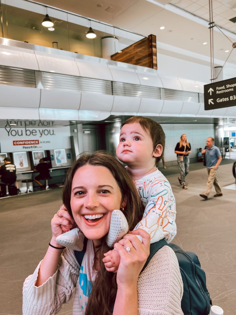 Denver airport with baby | Life Lately: our trip out West