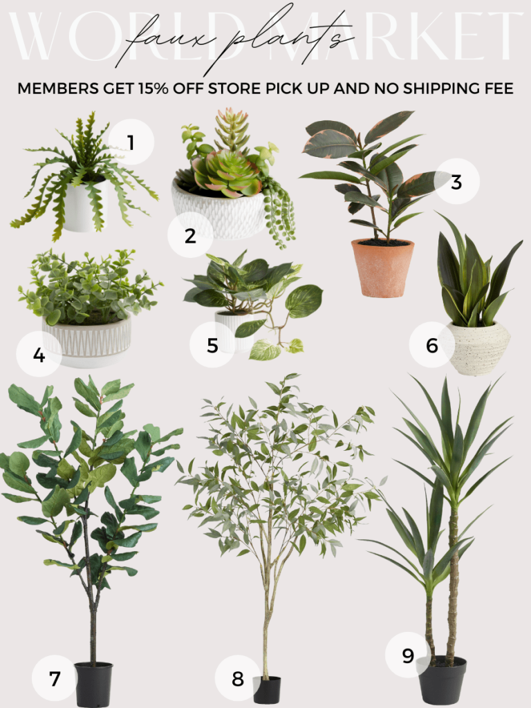 Where to find great faux plants