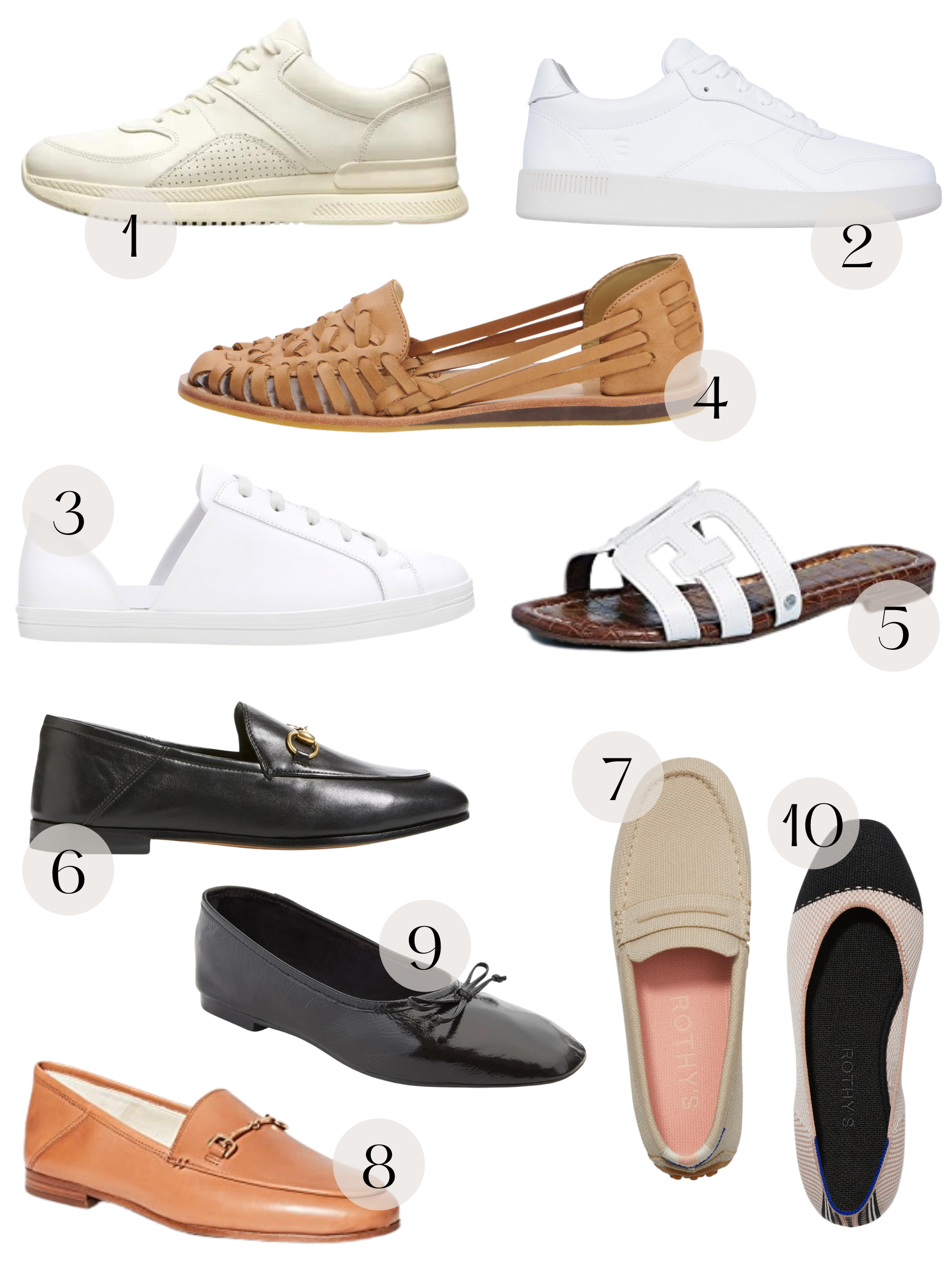 10 best comfy shoes for warm weather travel