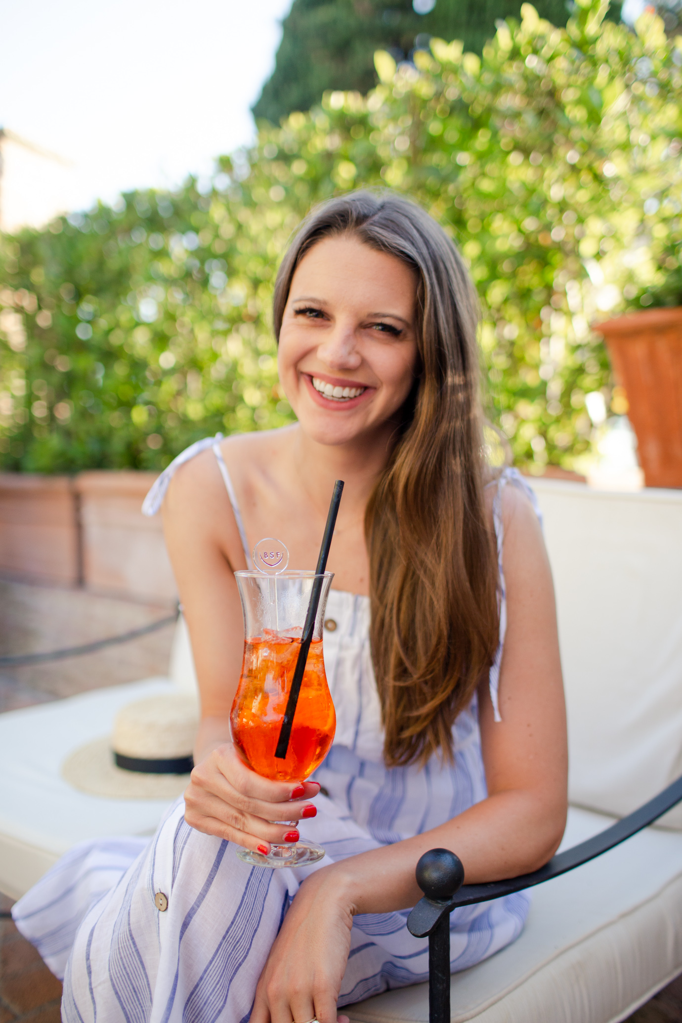 You must try the quintessential Italian cocktail–the Aperol Spritz! 