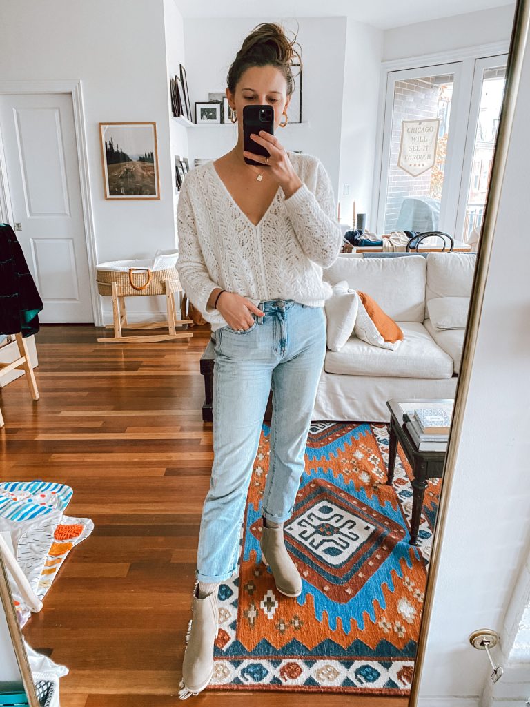 sweater and jeans style