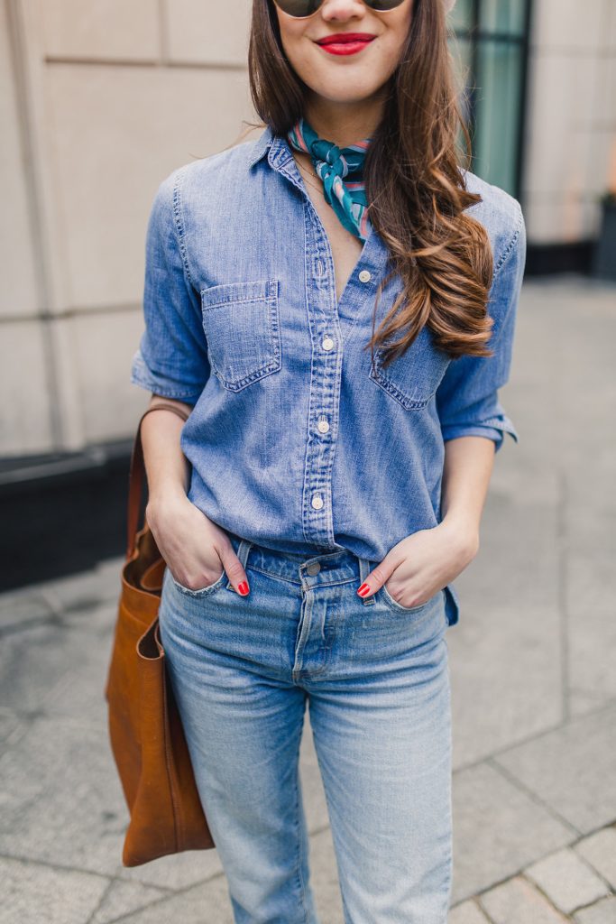 Denim on Denim women's fashion