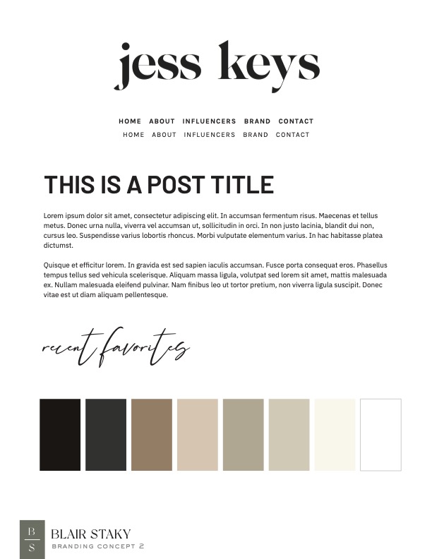 Jess Keys website re-design | Welcome to JessKeys.com